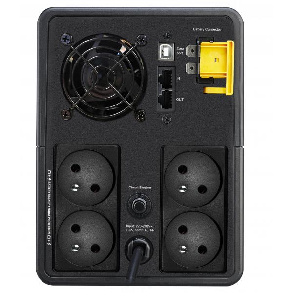 APC Back-UPS 1600VA 230V AVR French Sock gruppo di continuità [UPS] A linea interattiva 1,6 kVA 900 W 4 presa[e] AC (APC BACK-UPS 1600VA 230V AVR - FRENCH SOCKETS)Apc0731304420507BX1600MI-FR