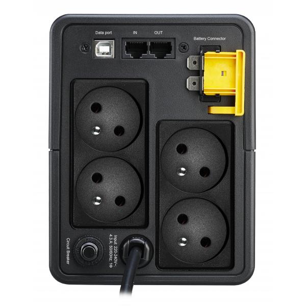APC BX950MI-FR gruppo di continuità [UPS] A linea interattiva 0,95 kVA 520 W 4 presa[e] AC (Uninterruptible Power Supply - [Ups] Line-Interactive 0.95 - Kva 520 W 4 Ac Outlet[S] - Warranty: 12M)Apc0731304413561BX950MI-FR