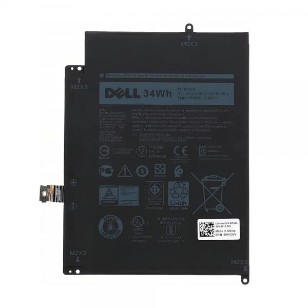 34Wh Lithium-Ion battery for - Latitude 7285 - Warranty: 12MDellC668F