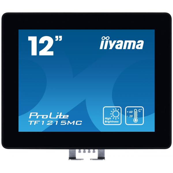 Iiyama TF1215MC-B1 Monitor PC 30,7 cm [12.1] 1024 x 768 Pixel LCD Touch screen Nero (iiyama - 12.1' PCAP 10pt touchscreen)Iiyama4948570118007TF1215MC-B1