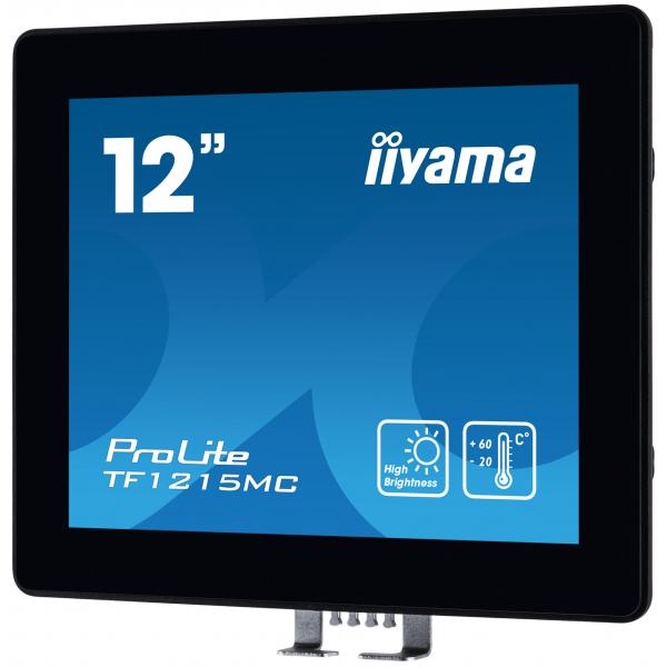 Iiyama TF1215MC-B1 Monitor PC 30,7 cm [12.1] 1024 x 768 Pixel LCD Touch screen Nero (iiyama ProLite TF1215MC-B1 12.1' IP65 Open Frame Touch Screen)Iiyama4948570118007TF1215MC-B1