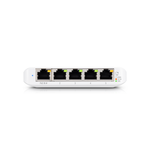Ubiquiti UniFi Switch Flex Mini [3-pack] Gestito Gigabit Ethernet [10/100/1000] Supporto Power over Ethernet [PoE] Bianco (UniFi Switch Flex Mini - 3 - Pack UniFi Switch Flex Mini - [3-pack], Managed, Gigabit Ethernet [10/100/1000], Power over Ethern...