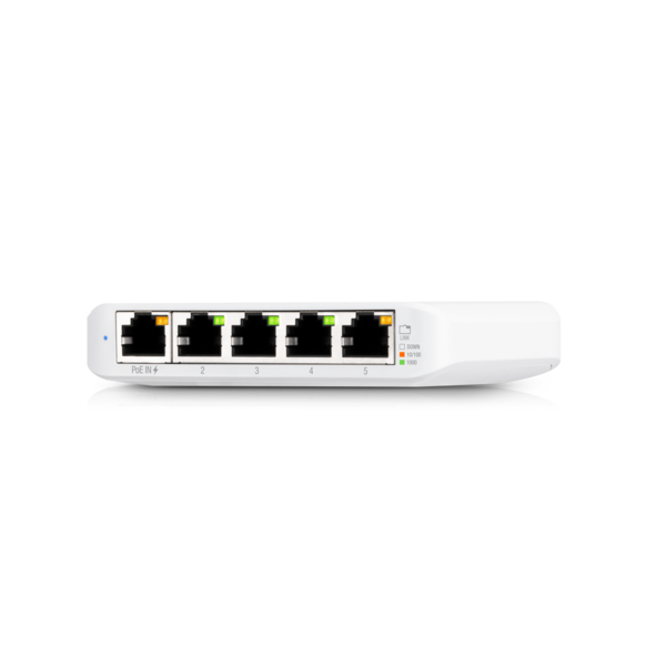 Ubiquiti UniFi Switch Flex Mini [3-pack] Gestito Gigabit Ethernet [10/100/1000] Supporto Power over Ethernet [PoE] Bianco (UniFi Switch Flex Mini - 3 - Pack UniFi Switch Flex Mini - [3-pack], Managed, Gigabit Ethernet [10/100/1000], Power over Ethern...