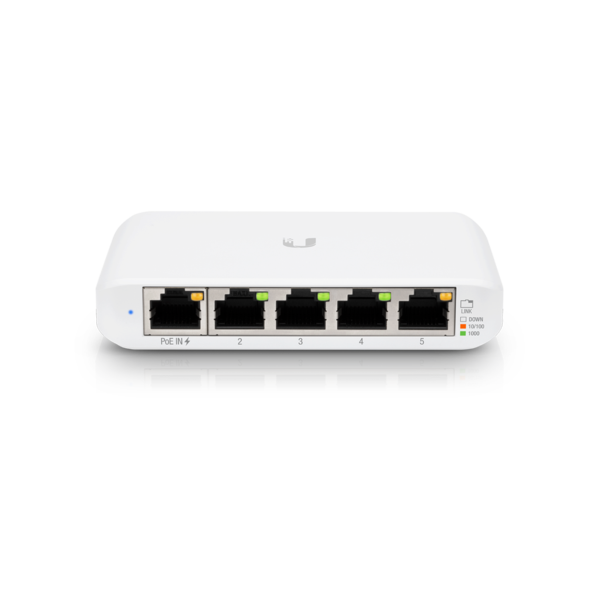 Ubiquiti UniFi Switch Flex Mini [3-pack] Gestito Gigabit Ethernet [10/100/1000] Supporto Power over Ethernet [PoE] Bianco (UniFi Switch Flex Mini - 3 - Pack UniFi Switch Flex Mini - [3-pack], Managed, Gigabit Ethernet [10/100/1000], Power over Ethern...