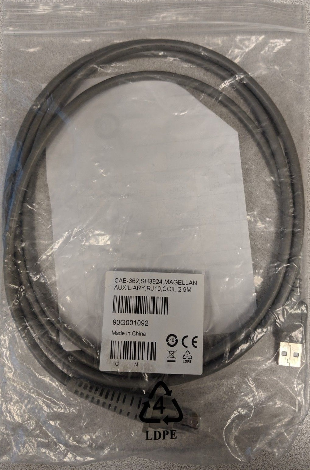 Datalogic 90G001092 cavo seriale Grigio RS-232 (Magellan connection cable)Datalogic90G001092