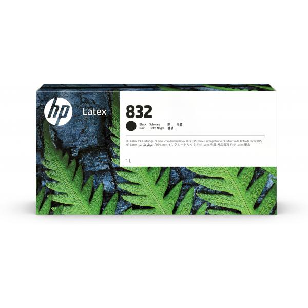 HP Cartuccia di inchiostro 832 Latex nero da 1 l (832 1L Black Latex Ink - Cartridge 832 1-liter Black - Latex Ink Cartridge, Latex-based ink, 1000 ml, 1 pc[s], Single pack - Warranty: 12M)Hp01939054476884UV75A
