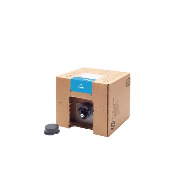 HP Cartuccia di inchiostro 873 Latex ciano da 3 l (HP 873 3-liter Cyan Latex Ink Cartridg)Hp4UV85A