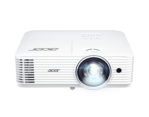 Acer Home H6518STi Proiettore a corto raggio 3500 ANSI lumen DLP 1080p [1920x1080] Compatibilità 3D Bianco (Acer H6518STi - DLP projector - portable - 3D - 3500 lumens - Full HD [1920 x 1080] - 16:9 - 1080p)Acer4710180941944MR.JSF11.002