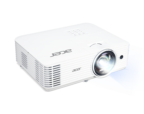 Acer Home H6518STi Proiettore a corto raggio 3500 ANSI lumen DLP 1080p [1920x1080] Compatibilità 3D Bianco (Acer H6518STi DLP Projector - 16:9 - Ceiling Mountable)Acer4710180941944MR.JSF11.002
