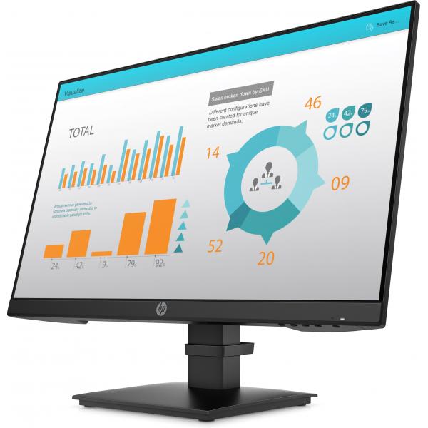 HP P24 G4 Monitor PC 60,5 cm [23.8] 1920 x 1080 Pixel Full HD Nero (P24 G4 FHD 23.8IN IPS DP HDMI - P-Series P24 G4, 60.5 cm - Warranty: 12M)Hp1A7E5AT#ABB