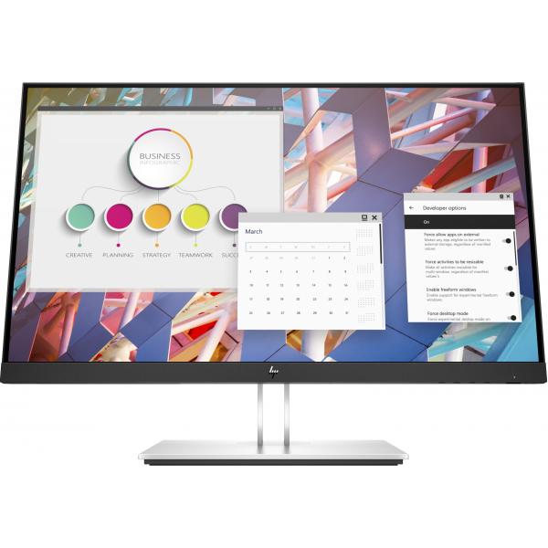 HP E-Series E24 G4 FHD Monitor (E24 G4 23.8inch IPS FHD E24 - G4, 60.5 cm [23.8], 1920 E24 - G4, 60.5 cm [23.8], 1920 x 1080 pixels, Full HD, LCD, 5 ms, Black, Silver - Warranty: 36M)Hp9VF99AA#ABB