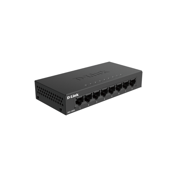 D-Link DGS-108GL Non gestito Gigabit Ethernet [10/100/1000] Nero (D-Link Switch DGS-108GL/E 8xGBit Unmanaged)D-link0790069458583DGS-108GL/E