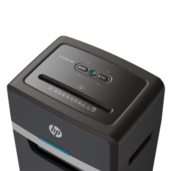 HP Pro Shredder 16MC distruggi documenti Taglio a frammenti 55 dB 22 cm Nero (HP Pro Shredder 16 30L P5 Micro Cut 2816 DD)Hp2816