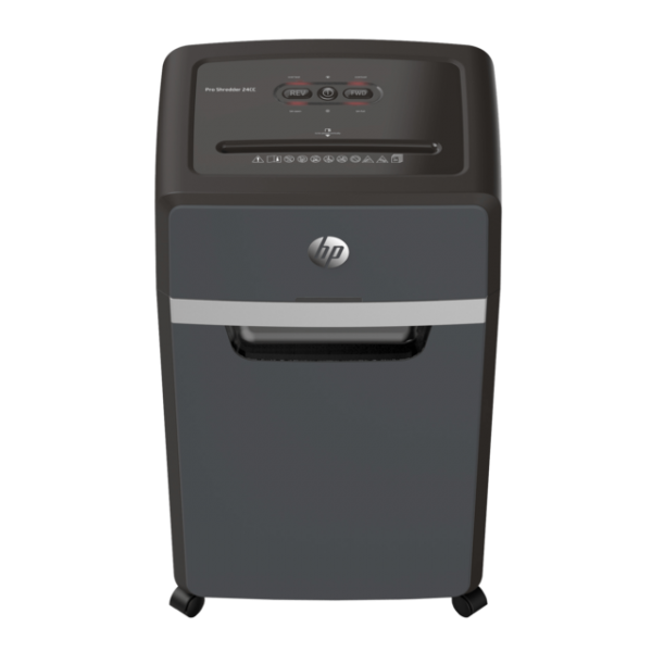 HP Pro Shredder 24CC distruggi documenti Taglio a particelle 55 dB 22 cm Nero (HP Pro Shredder 24 30L P4 Cross Cut 2815 DD)Hp2815