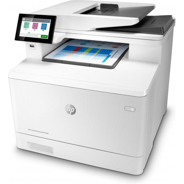 HP Color LaserJet Enterprise LaserJet Enterprise M480f Multifunction Colore Stampante, Solo Ethernet; Fotocopiatrice, scanner (LASERJET M480F MFP 24PPM A4 - 128MB 600DPI USB 2.0)Hp3QA55A#B19