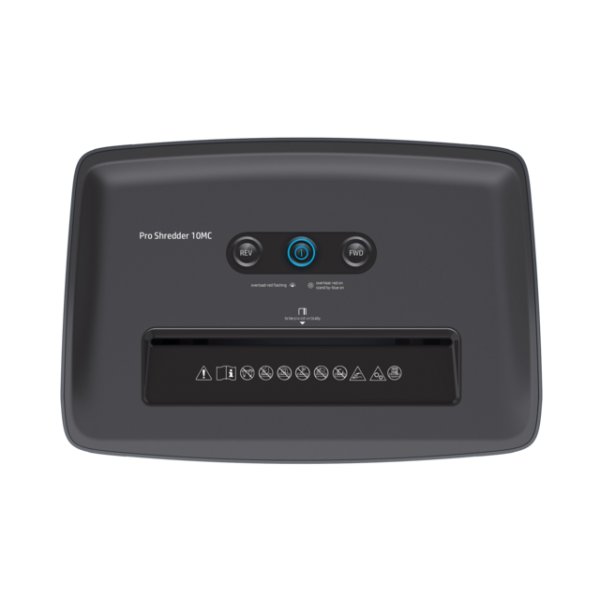 HP Pro Shredder 10MC distruggi documenti Taglio a frammenti 55 dB 22 cm Bianco (HP Pro Shredder 10 20L P5 Micro Cut 2812 DD)Hp2812