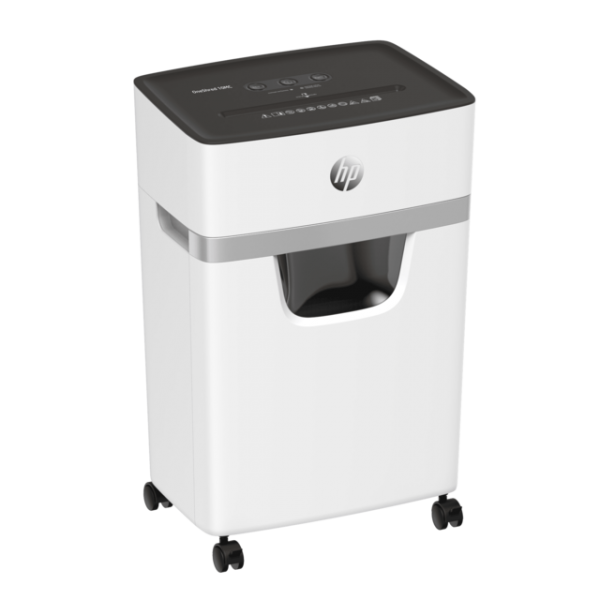 HP OneShred 10MC distruggi documenti Taglio a frammenti 65 dB 22 cm Bianco (HP OneShred 10MC, Micro-Cut shredder)Hp40301520280472804