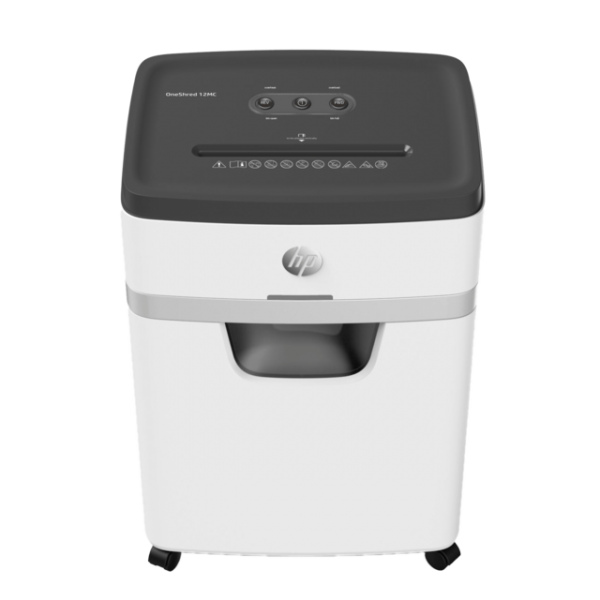 HP OneShred 12MC distruggi documenti Taglio a frammenti 65 dB 22 cm Bianco (HP OneShred 12 25L P5 Micro Cut Shredder 2806 DD)Hp2806