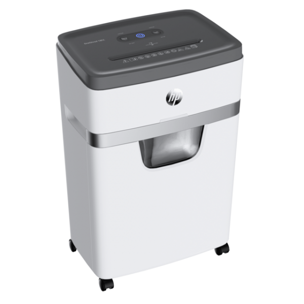 HP OneShred 18CC distruggi documenti Taglio a particelle 65 dB 22 cm Bianco, Nero (HP OneShred 18CC, Cross-Cut shredder)Hp40301520280542805