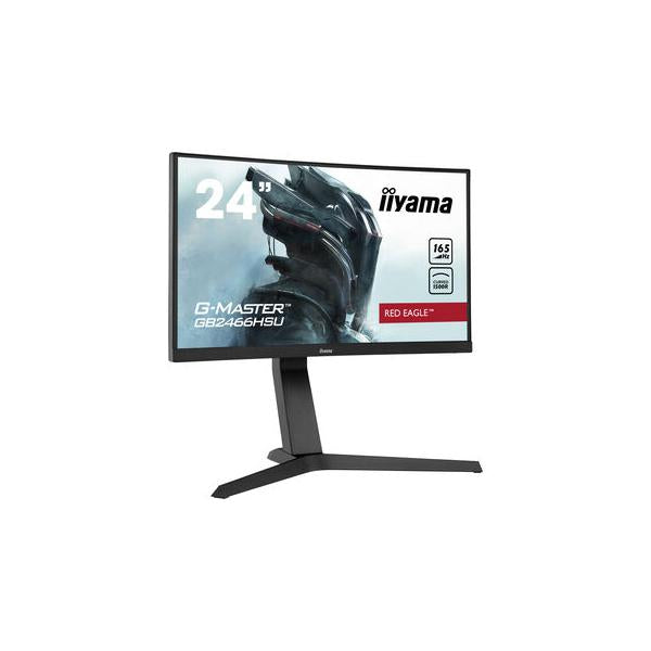 Iiyama G-MASTER Red Eagle LED display 59,9 cm [23.6] 1920 x 1080 Pixel Full HD Nero (iiyama G-Master GB2466HSU-B1 24' 165Hz 1ms 1500R Height Adjust Stand Curved LED Display)Iiyama4948570118144GB2466HSU-B1