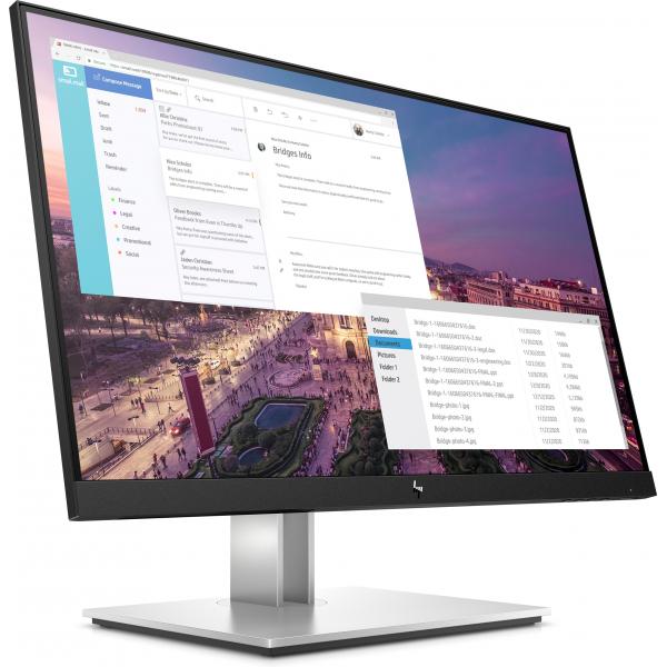 HP E-Series E23 G4 FHD Monitor Monitor PC 58,4 cm [23] 1920 x 1080 Pixel Full HD LCD Nero, Argento (E23 G4 23inch IPS FHD - E-Series E23 G4, 58.4 cm - E-Series E23 G4, 58.4 cm [23], 1920 x 1080 pixels, Full HD, LCD, 5 ms, Black, - Warranty: 12M)Hp9VF...