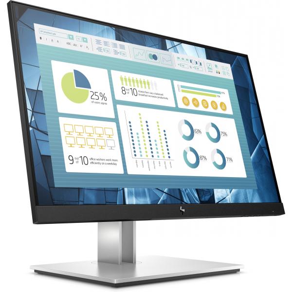 HP E-Series E22 G4 Monitor PC 54,6 cm [21.5] 1920 x 1080 Pixel Full HD LCD Nero, Argento (HP E22 G4 FHD MONITOR)Hp9VH72AA#ABB