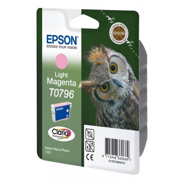 Epson Owl Cartuccia Magenta chiaro (T079 STYLS PHOTO 1400 LIGHT MGTA INK)EpsonC13T07964010