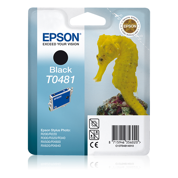 Epson Seahorse Cartuccia Nero (EPSON BLACK INK PHOTO R300 RX500)EpsonC13T04814010