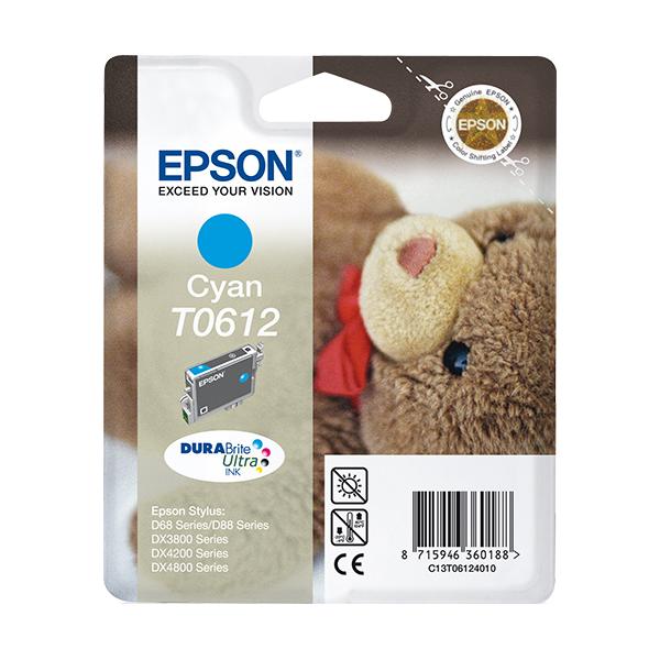 Epson Teddybear Cartuccia Ciano (EPSON T0612 CYAN INK 250PGS)EpsonC13T06124010
