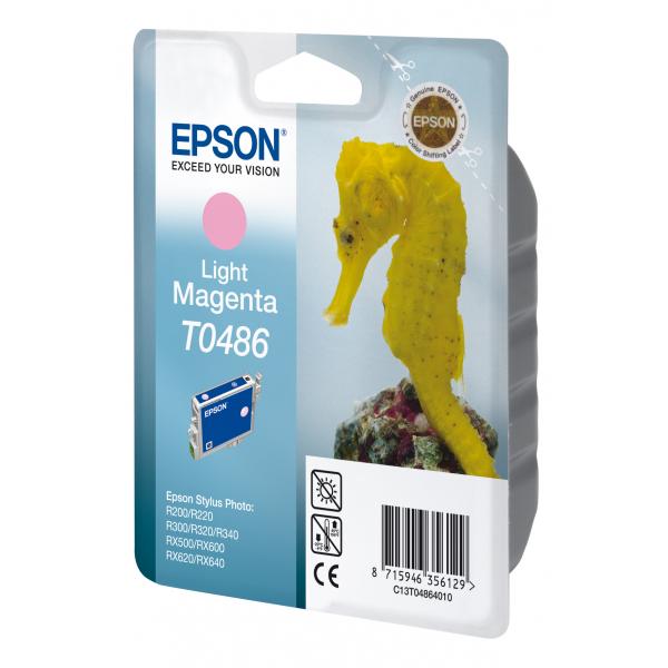 Epson Seahorse Cartuccia Magenta chiaro (T0486 STYLUS PHOTO R300 LIGHT MAGENT)Epson8715946356129C13T04864010