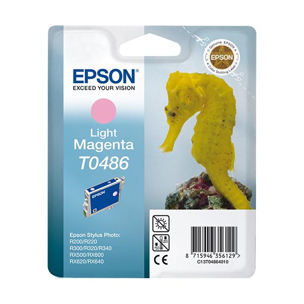 Epson Seahorse Cartuccia Magenta chiaro (T0486 STYLUS PHOTO R300 LIGHT MAGENT)Epson8715946356129C13T04864010