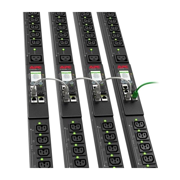 APC NetShelter 9000 unità di distribuzione dell'energia [PDU] 24 presa[e] AC 0U Nero (RACK PDU 9000 SWITCHED ZEROU - 20A 208V C13 C19 L620 CORD)Apc0731304356301APDU9959NA3