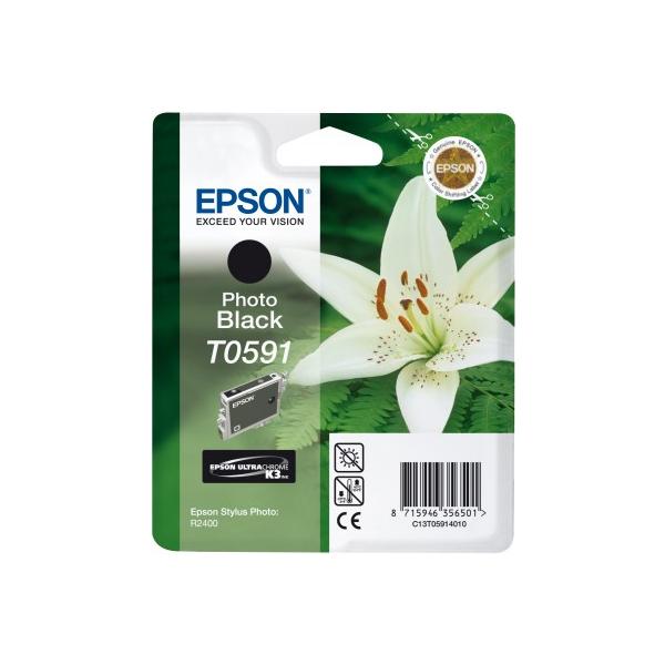 Epson Lily Cartuccia Nero foto (T0591 PHOTO BLACK CARTRIDGE)EpsonC13T05914010