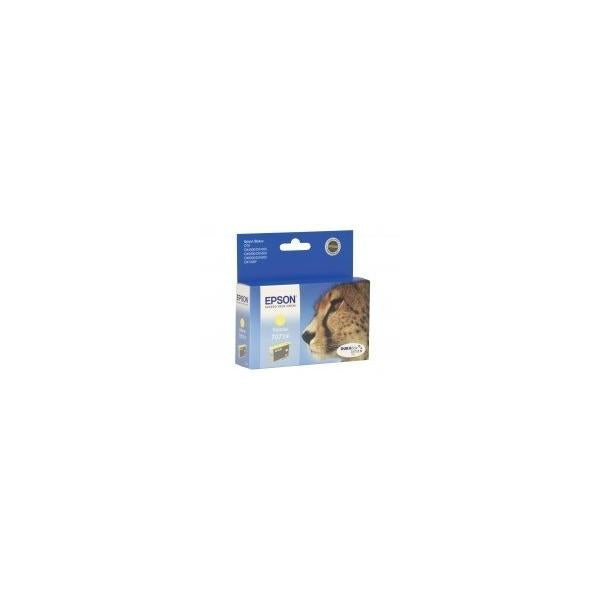 Epson Cheetah Cartuccia di inchiostro Yellow T0714 DURABrite Ultra Ink (Epson T071 Stylus D78/DX4000/DX4050/DX5050/DX6000/DX6050)EpsonC13T07144010