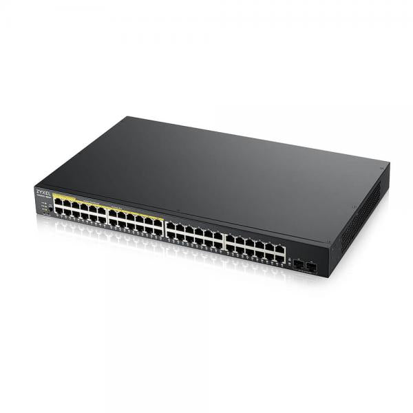 Zyxel GS1900-48HPv2 Gestito L2 Gigabit Ethernet [10/100/1000] Supporto Power over Ethernet [PoE] Nero (GS1900-48HP V2 48 PORT GBE L2 - POE+ SMART SWITCH)ZyxelGS190048HPV2-EU0101F