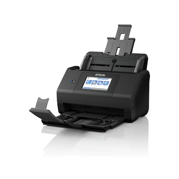 Epson WorkForce ES-580W Scanner con ADF + alimentatore di fogli 600 x 600 DPI A4 Nero (Epson WorkForce ES-580W - Document scanner - Contact Image Sensor [CIS] - Duplex - Legal - 600 dpi x 600 dpi - up to 35 ppm [mono] / up to 35 ppm [colour] - ADF [1...
