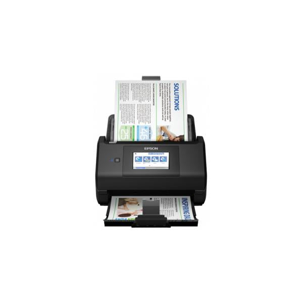 Epson WorkForce ES-580W Scanner con ADF + alimentatore di fogli 600 x 600 DPI A4 Nero (Epson WorkForce ES-580W - Document scanner - Contact Image Sensor [CIS] - Duplex - Legal - 600 dpi x 600 dpi - up to 35 ppm [mono] / up to 35 ppm [colour] - ADF [1...