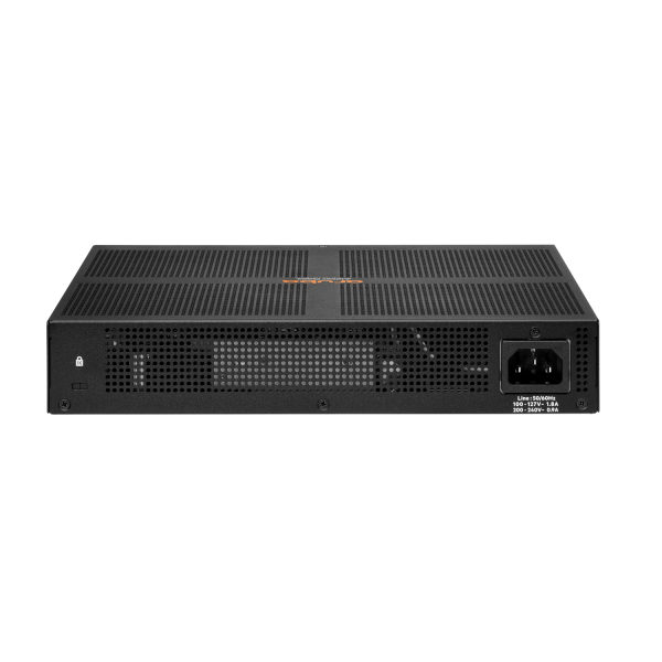 HPE Aruba Networking Aruba 6100 12G Class4 PoE 2G/2SFP+ 139W Gestito L3 Gigabit Ethernet [10/100/1000] Supporto Power over Ethernet [PoE] 1U Nero (HPE Aruba Switch CX 6100 12G 2SFP+ 12xGBit/2xSFP+ PoE 139W JL679A)HpeJL679A