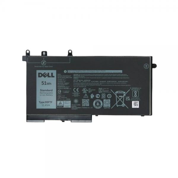 DELL 93FTF batteria ricaricabile industriale Ioni di Litio 4100 mAh 11,4 V (51 WHr 3-Cell Lithium-Ion - Battery for Laptops - Warranty: 3M)Dell93FTF