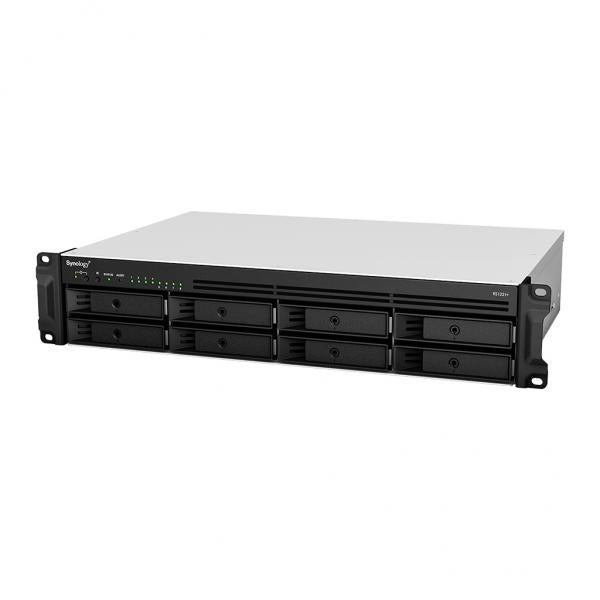 Synology RackStation RS1221+ server NAS e di archiviazione Armadio [2U] Ryzen Embedded V1500B 4 GB DDR4 0 TB DiskStation Manager Nero (Synology RS1221+ 8 Bay Rack Enclosure)SynologyRS1221+