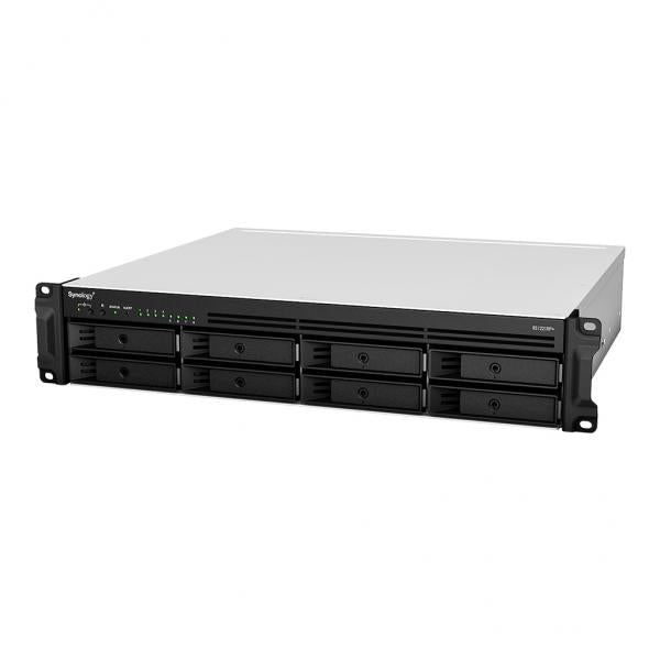 Synology RackStation RS1221RP+ server NAS e di archiviazione Armadio [2U] Ryzen Embedded V1500B 4 GB DDR4 0 TB DiskStation Manager Nero (Synology RS1221RP+ 8 Bay Rackmount NAS)SynologyRS1221RP+