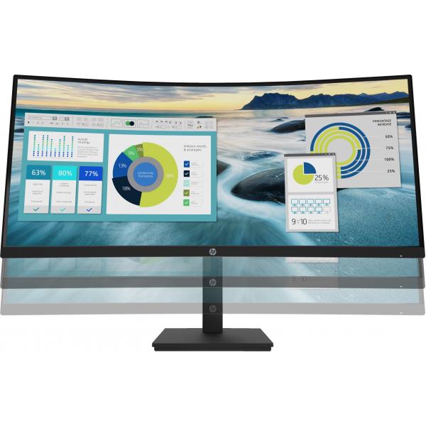 HP P34hc G4 WQHD USB-C Curved Monitor (P34hc G4 computer monitor - 86.4 cm [34] 3440 x 1440 - Warranty: 12M)Hp21Y56AT