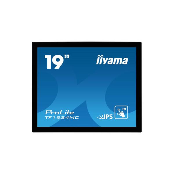 Iiyama ProLite TF1934MC-B7X Monitor PC 48,3 cm [19] 1280 x 1024 Pixel SXGA LED Touch screen Nero (19 ProLite TF1934MC-B7X Touch Screen Monitor - 19 Black LED Touchscreen Monitor VGA DisplayPort and HDMI)Iiyama4948570118403TF1934MC-B7X