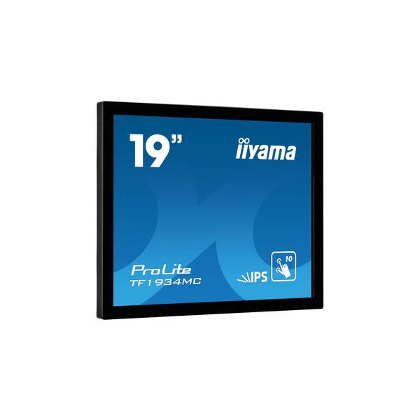 Iiyama ProLite TF1934MC-B7X Monitor PC 48,3 cm [19] 1280 x 1024 Pixel SXGA LED Touch screen Nero (19 ProLite TF1934MC-B7X Touch Screen Monitor - 19 Black LED Touchscreen Monitor VGA DisplayPort and HDMI)Iiyama4948570118403TF1934MC-B7X