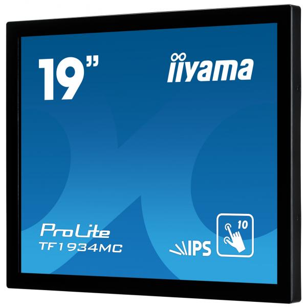 Iiyama ProLite TF1934MC-B7X Monitor PC 48,3 cm [19] 1280 x 1024 Pixel SXGA LED Touch screen Nero (iiyama ProLite TF1934MC-B7X 19' Capacitive Touch Screen Display)Iiyama4948570118403TF1934MC-B7X
