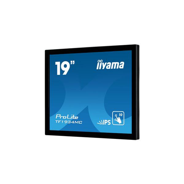 Iiyama ProLite TF1934MC-B7X Monitor PC 48,3 cm [19] 1280 x 1024 Pixel SXGA LED Touch screen Nero (19 ProLite TF1934MC-B7X Touch Screen Monitor - 19 Black LED Touchscreen Monitor VGA DisplayPort and HDMI)Iiyama4948570118403TF1934MC-B7X