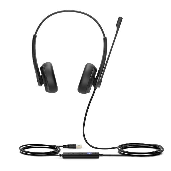 Yealink UH34 Dual Teams Auricolare Cablato A Padiglione Ufficio USB tipo A Nero (UH34 Dual Teams)Yealink1308043