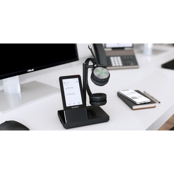 Yealink WH66 Mono Teams Sistema di audioconferenza personale Wireless A Padiglione Ufficio USB tipo A Bluetooth Base di ricarica Nero (Teams Dect Headset WH66 Mono - Warranty: 24M)Yealink1308002