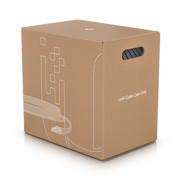 Ubiquiti U-Cable-C6-CMP cavo di rete Bianco 305 m Cat6 U/UTP [UTP] (Ubiquiti UniFi Category 6 Indoor Ethernet Cable 305M - U-Cable-C6-CMP)UbiquitiU-Cable-C6-CMP