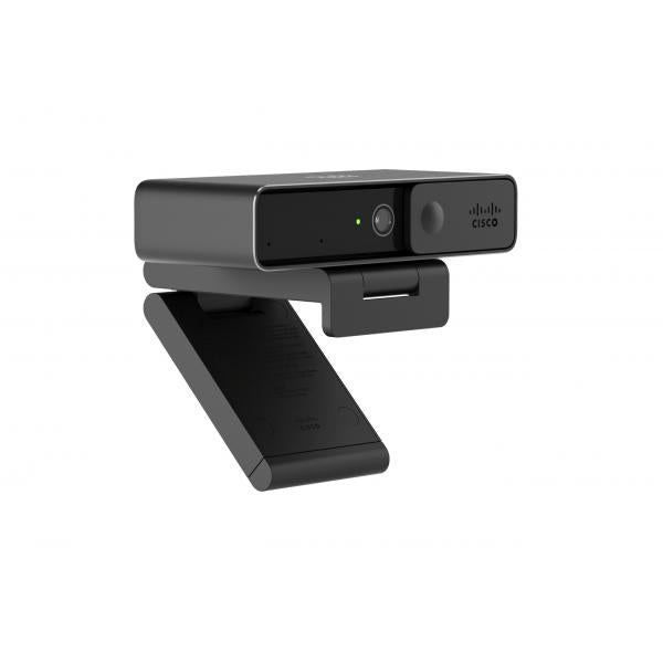 Cisco CD-DSKCAM-C-WW webcam 13 MP 3840 x 2160 Pixel USB-C Nero (CISCO WEBEX DESK CAMERA CARBON - BLACK - WORLDWIDE)CiscoCD-DSKCAM-C-WW
